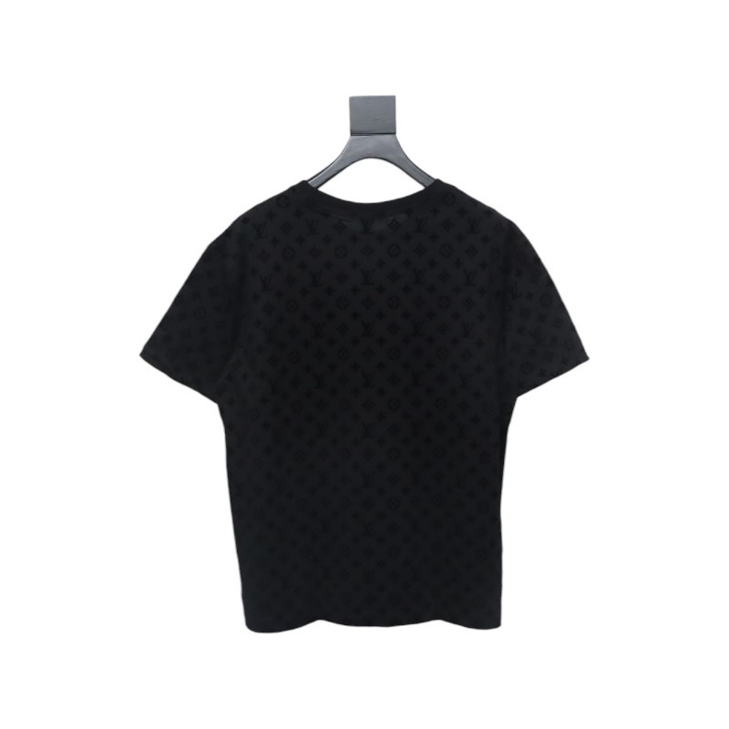 Louis Vuitton Jacquard Flocked T-Shirt Black