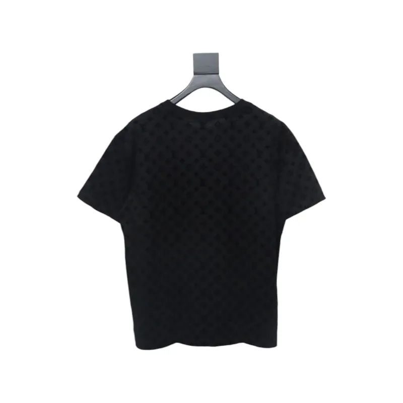 Louis Vuitton Jacquard Flocked T-Shirt Black
