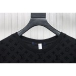 Louis Vuitton Jacquard Flocked T-Shirt Black