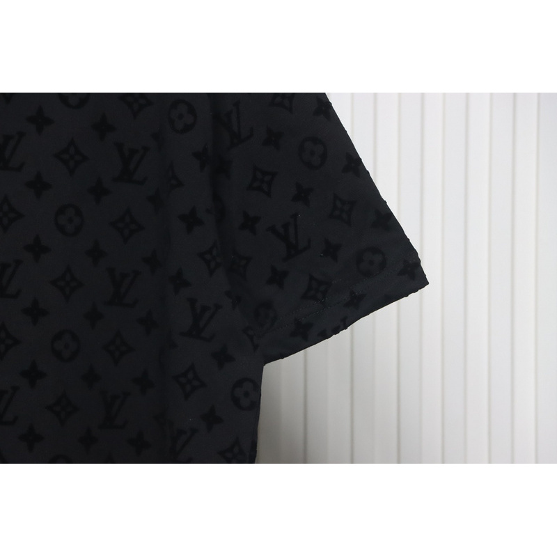 Louis Vuitton Jacquard Flocked T-Shirt Black