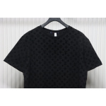 Louis Vuitton Jacquard Flocked T-Shirt Black