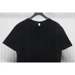 Louis Vuitton Jacquard Flocked T-Shirt Black