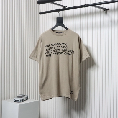 Louis Vuitton Lettering Wool Short Sleeve 01