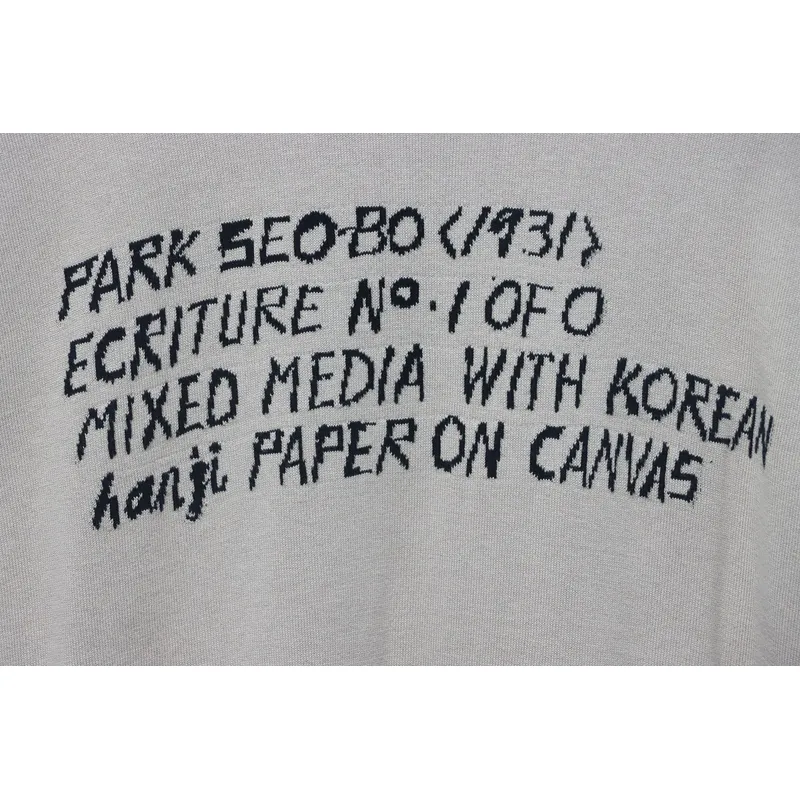 Louis Vuitton Lettering Wool Short Sleeve