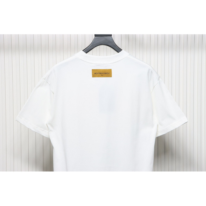 Louis Vuitton Rooftop Sunset Rhinestone Short Sleeve T-shirt