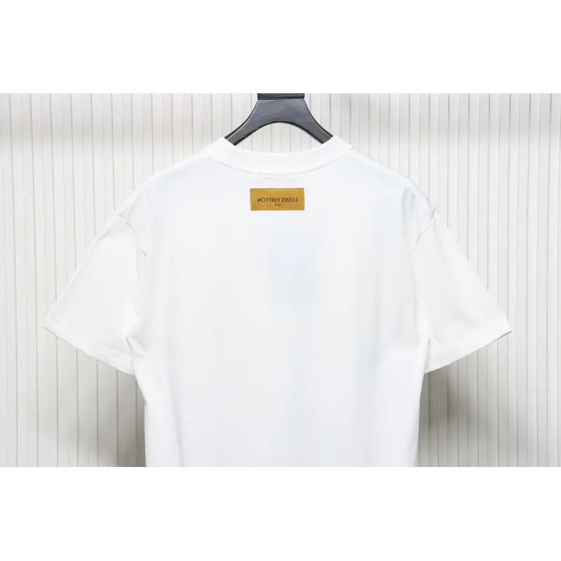 Louis Vuitton Rooftop Sunset Rhinestone Short Sleeve T-shirt