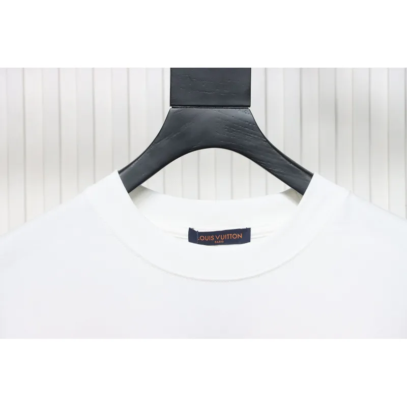 Louis Vuitton Rooftop Sunset Rhinestone Short Sleeve T-shirt