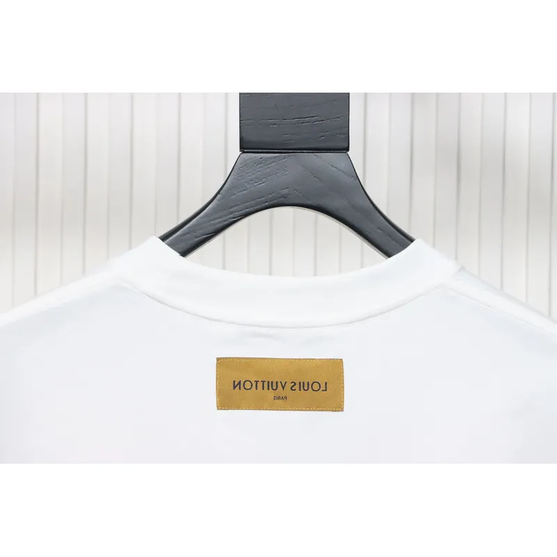 Louis Vuitton Rooftop Sunset Rhinestone Short Sleeve T-shirt