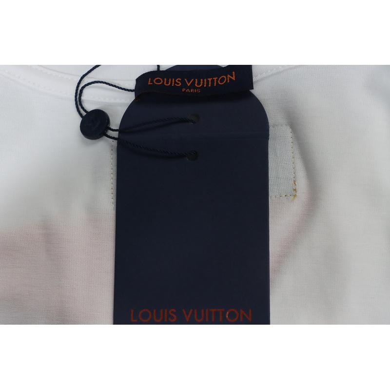 Louis Vuitton Rooftop Sunset Rhinestone Short Sleeve T-shirt