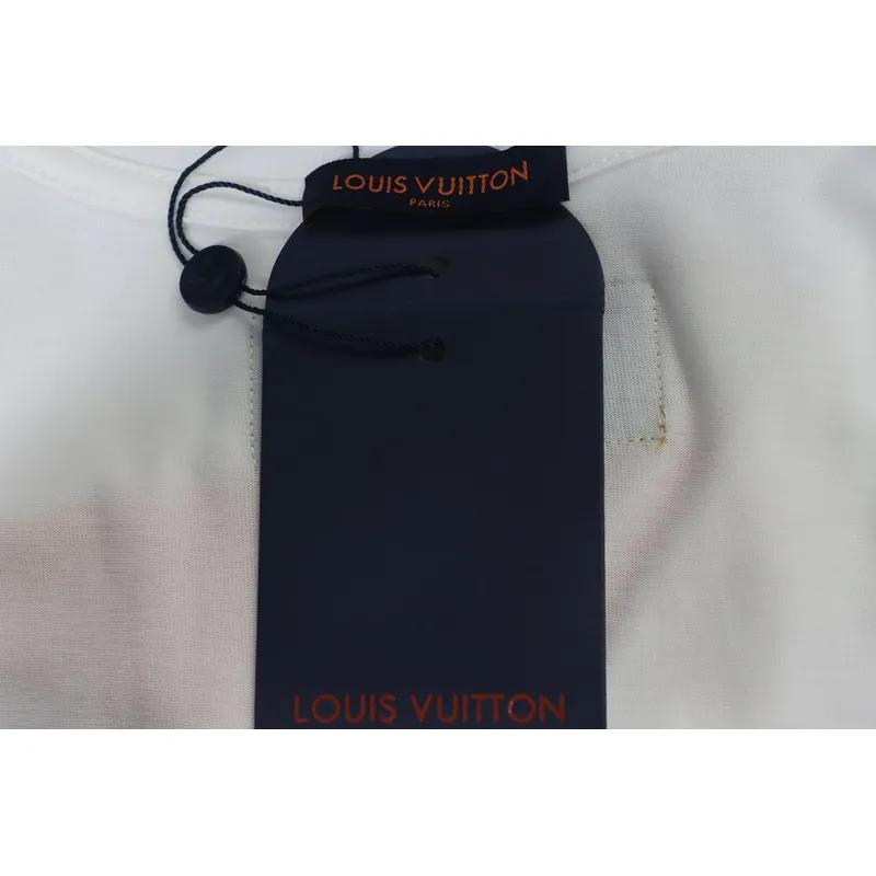 Louis Vuitton Rooftop Sunset Rhinestone Short Sleeve T-shirt