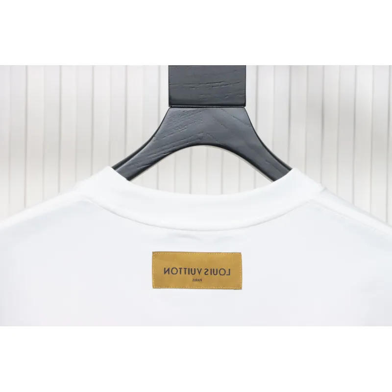 Louis Vuitton Rooftop Sunset Rhinestone Short Sleeve T-shirt