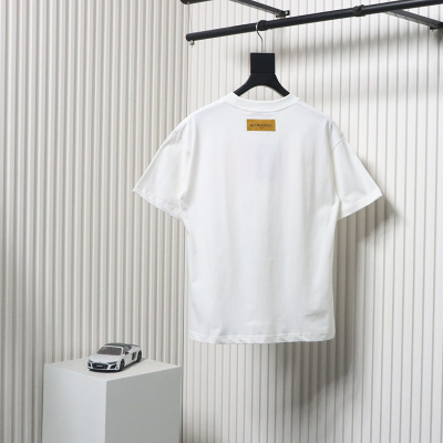 Louis Vuitton Rooftop Sunset Rhinestone Short Sleeve T-shirt 02