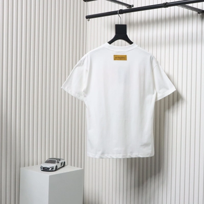 Louis Vuitton Rooftop Sunset Rhinestone Short Sleeve T-shirt 02