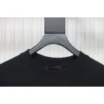 Louis Vuitton Rooftop Sunset Rhinestone Short Sleeve T-Shirt Black