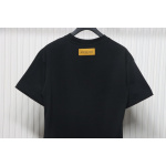Louis Vuitton Rooftop Sunset Rhinestone Short Sleeve T-Shirt Black