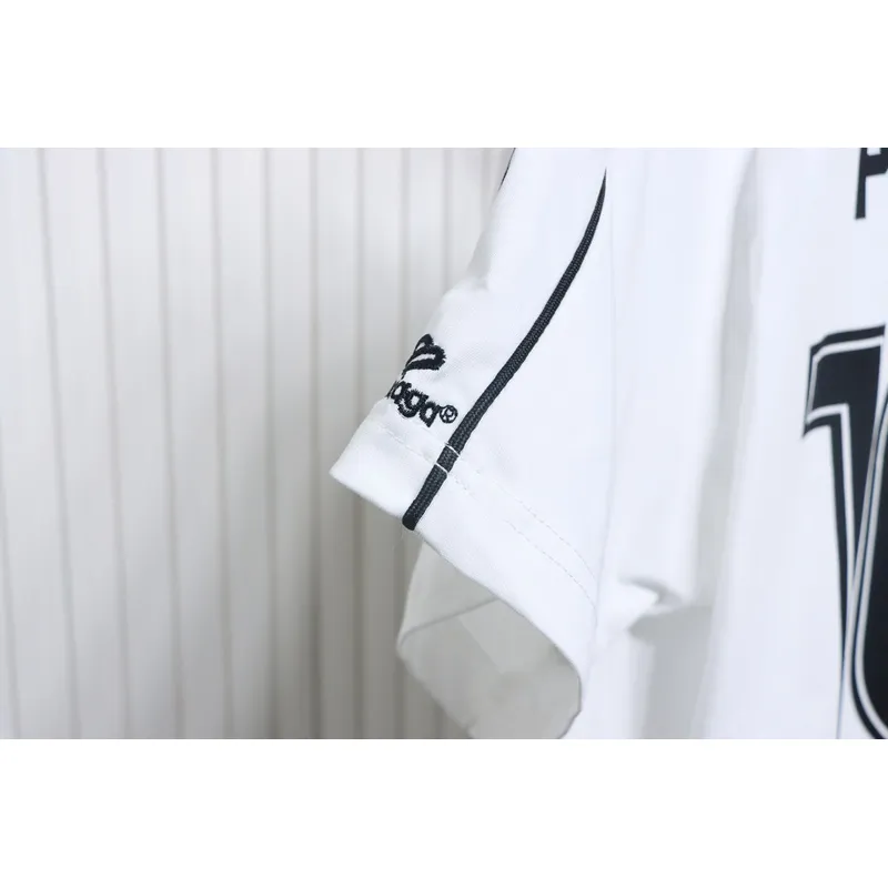 Balenciaga co-branded Manchester United football embroidered short-sleeve