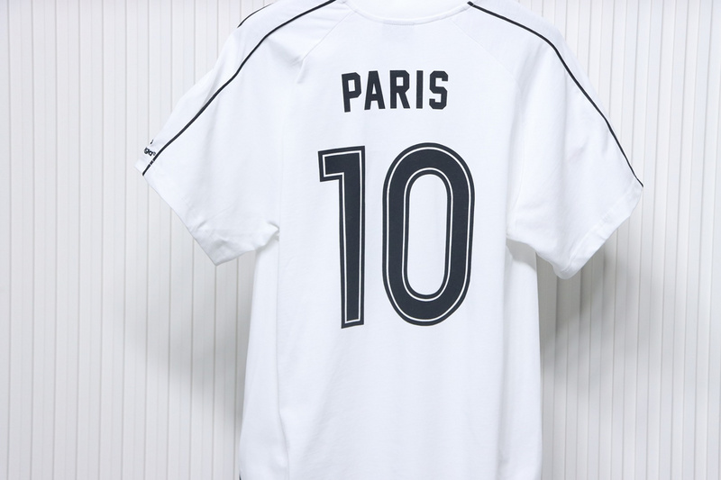 Balenciaga co-branded Manchester United football embroidered short-sleeve