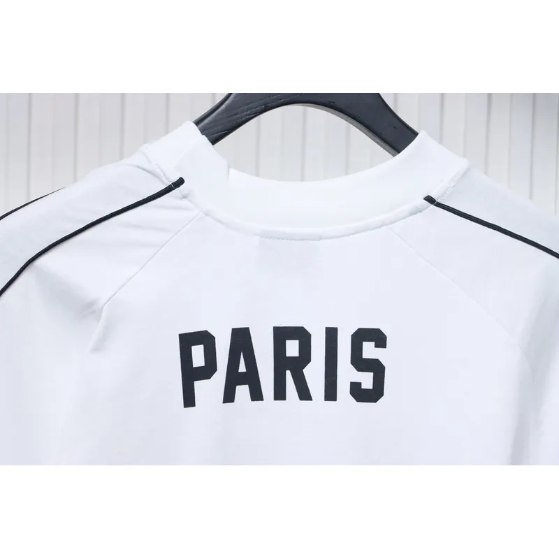 Balenciaga co-branded Manchester United football embroidered short-sleeve
