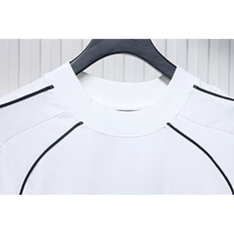Balenciaga co-branded Manchester United football embroidered short-sleeve