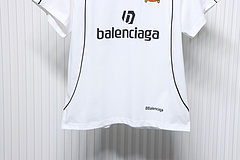 Balenciaga co-branded Manchester United football embroidered short-sleeve
