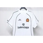 Balenciaga co-branded Manchester United football embroidered short-sleeve