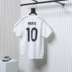 Balenciaga co-branded Manchester United football embroidered short-sleeve