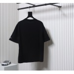 Balenciaga Hot Diamond Earphone Short Sleeve Black
