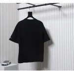 Balenciaga Hot Diamond Earphone Short Sleeve Black
