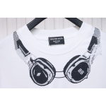Balenciaga Hot Diamond Earphone Short Sleeve white