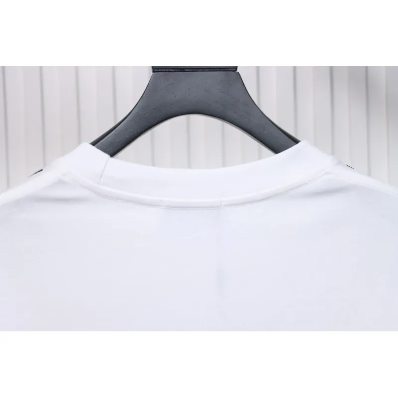 Balenciaga Hot Diamond Earphone Short Sleeve white