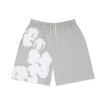 Denim Tears Big Cotton Wreath Sweat Shorts Grey
