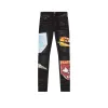 AMIRI Playboy Magazine Skinny JeanAged Black