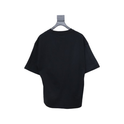 Balenciaga 25ss Printed Short Sleeve Black 02