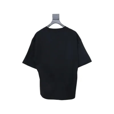 Balenciaga 25ss Printed Short Sleeve Black 02