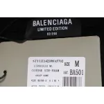 Balenciaga 25ss Printed Short Sleeve Black
