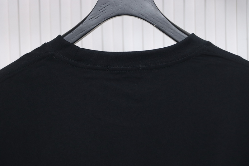 Balenciaga 25ss Printed Short Sleeve Black