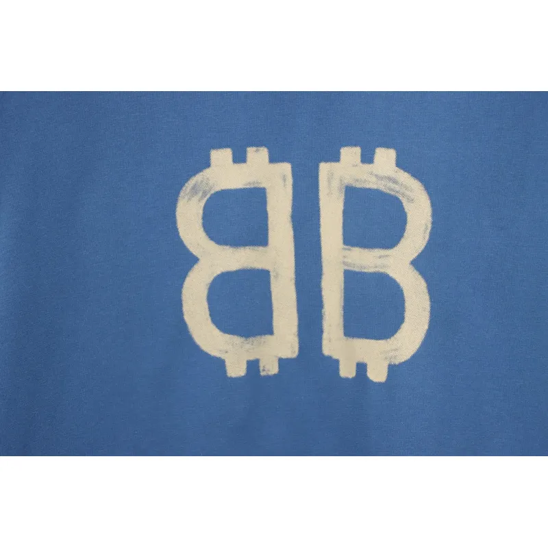Balenciaga Bitcoin logo short sleeve T-shirt
