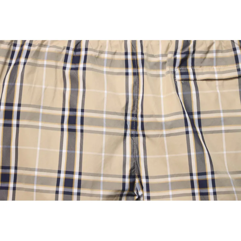 Burberry Classic Check Beach Shorts Khaki
