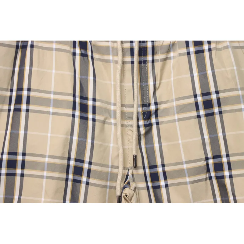 Burberry Classic Check Beach Shorts Khaki