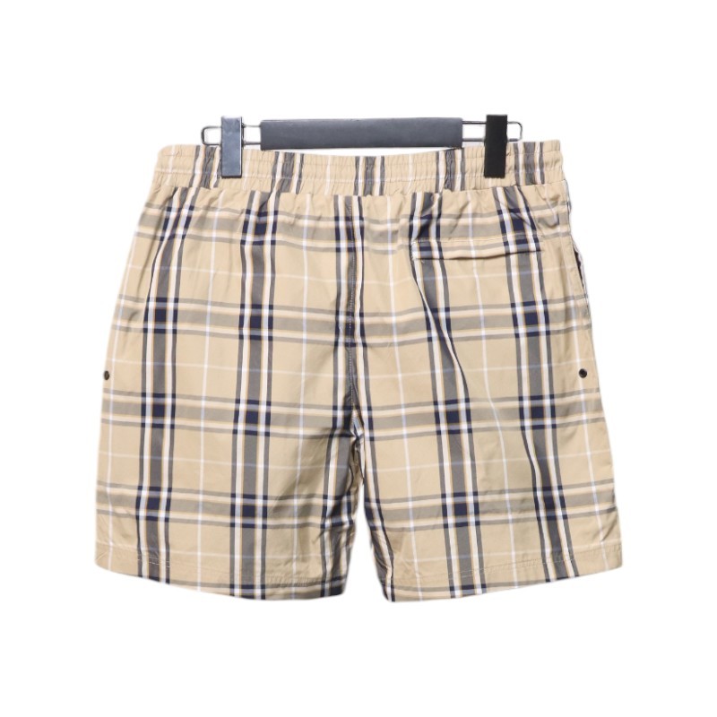 Burberry Classic Check Beach Shorts Khaki