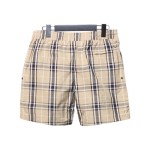 Burberry Classic Check Beach Shorts Khaki
