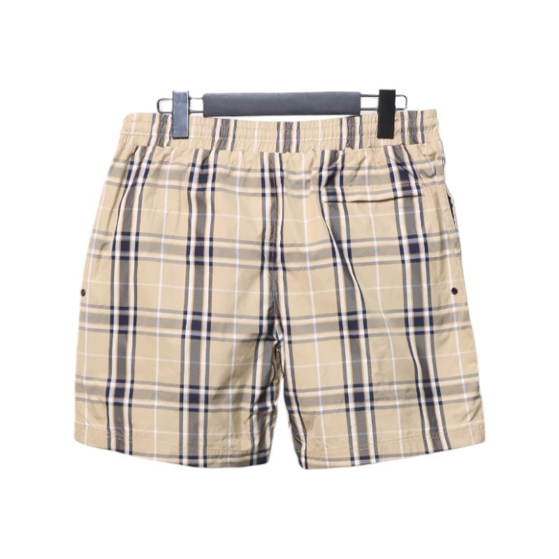 Burberry Classic Check Beach Shorts Khaki