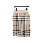 Burberry Large check knit shorts