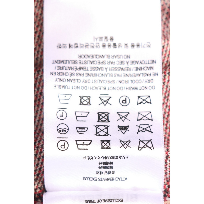 Burberry Large check knit shorts