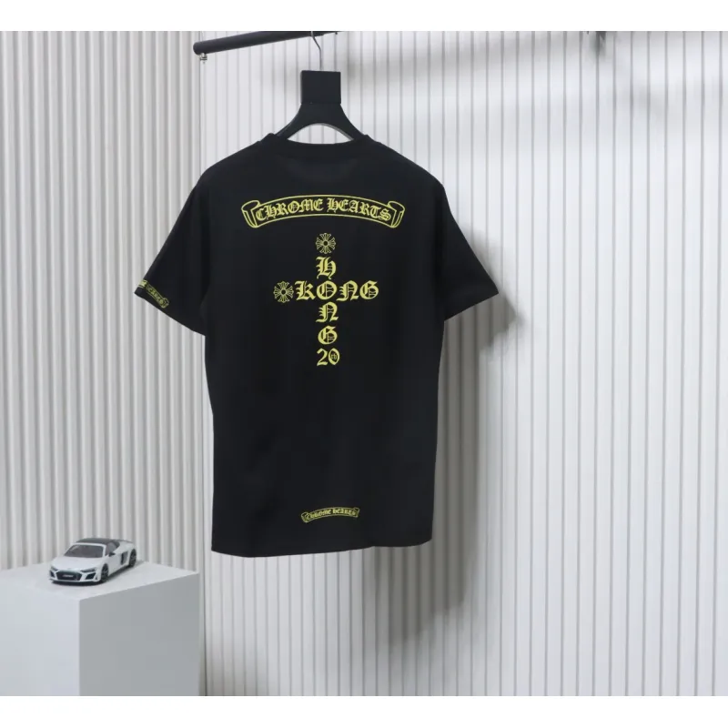 Chrome Hearts 20th Anniversary Hong Kong Limited Edition Short Sleeve T-Shirt