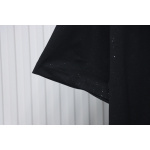 Chrome Hearts Hot diamond logo glitter short sleeve black