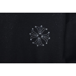 Chrome Hearts Hot diamond logo glitter short sleeve black