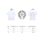 Chrome Hearts Hot diamond logo glitter short sleeves