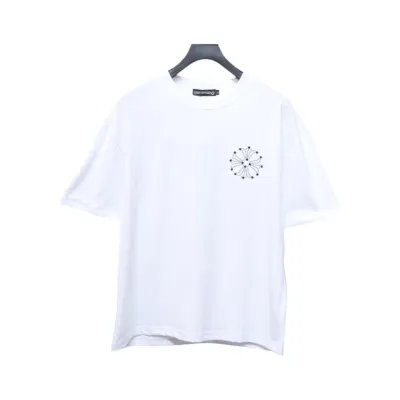 Chrome Hearts Hot diamond logo glitter short sleeves 01