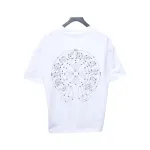 Chrome Hearts Hot diamond logo glitter short sleeves